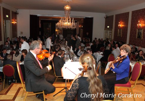 18 View from the stage during dinner.