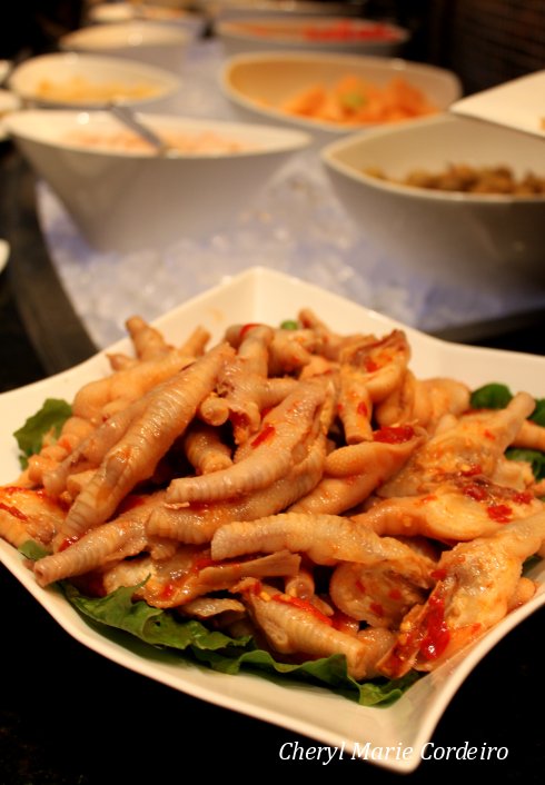 Chicken feet for breakfast, Hengshan Picardie Hotel, Shanghai.