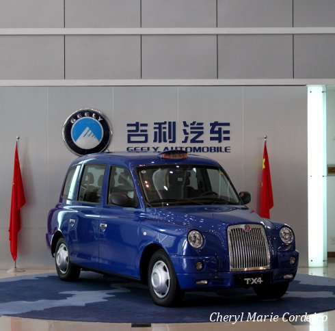 London Taxi, Geely headquarters, Hangzhou, China.