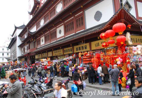 Yuyuan wholesaler's street, Shanghai 2011.