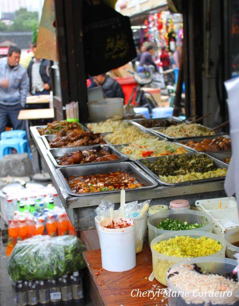 Street food stall, Yuyuan Shanghai 2011.