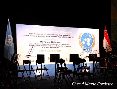 United Nations Association of Singapore (UNAS) – Celebrating its 40th Anniversary Gala Dinner, Singapore 2010