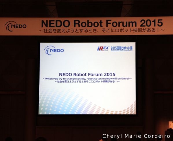  NEDO Robot Forum 2015, Tokyo