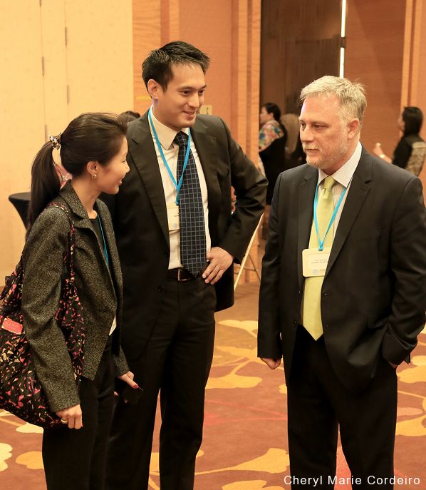 Cheryl Marie Cordeiro, Kevin Teng, Tony Gourlay, Responsible Business Forum (RBF) 2016, Marina Bay Sands, Singapore.