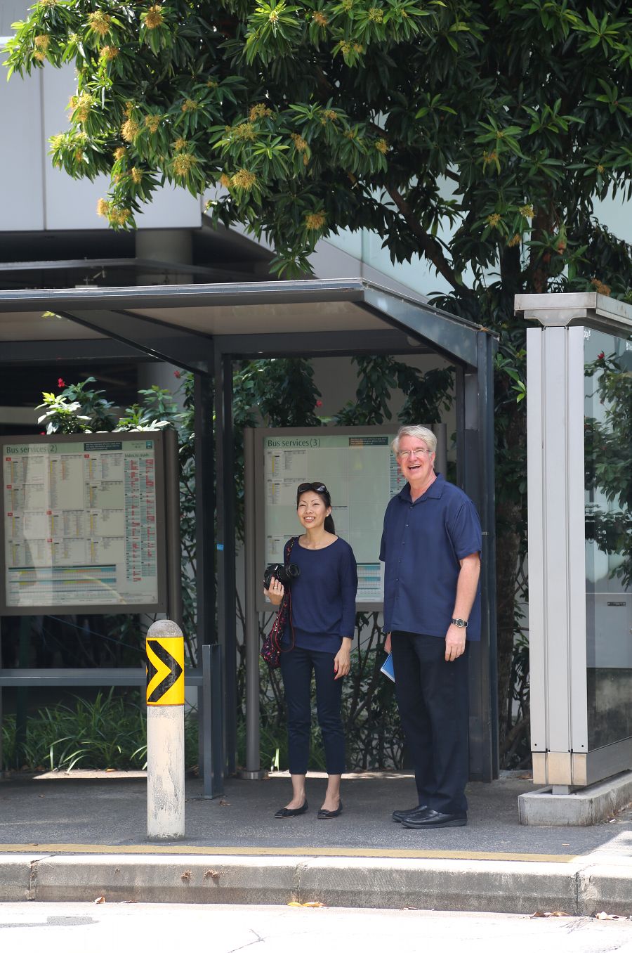 Cheryl Marie Cordeiro, Tom Estad, Singapore Management University campus, 2016